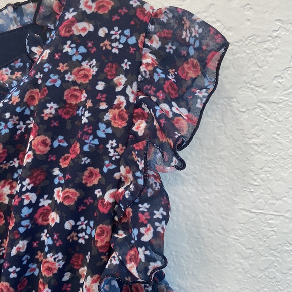 Flowers by Zoe (FBZ) floral ruffled dress - Picture 5 of 12